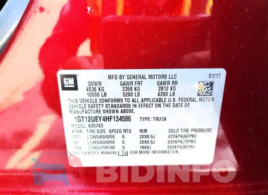1GT12UEY4HF134586 Photo# 13