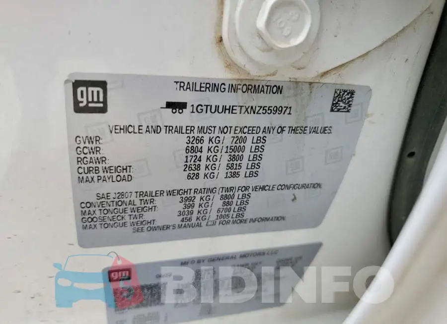 1GTUUHETXNZ559971 Photo# 12