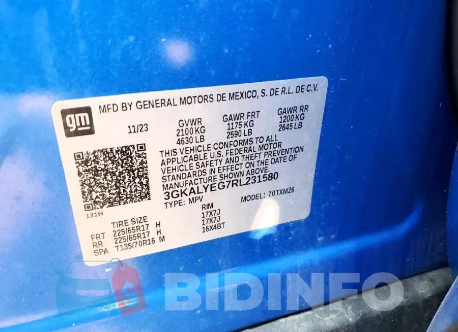 3GKALYEG7RL231580 Photo# 14