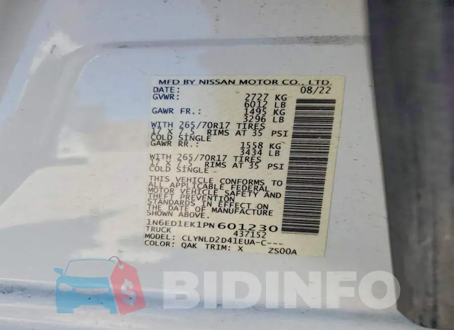 1N6ED1EK1PN601230 Photo# 12