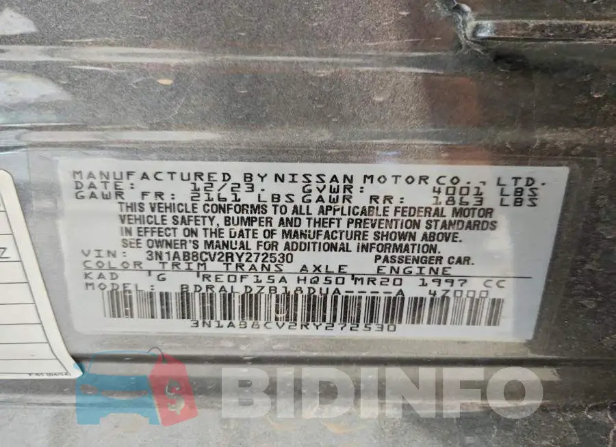 3N1AB8CV2RY272530 Photo# 13