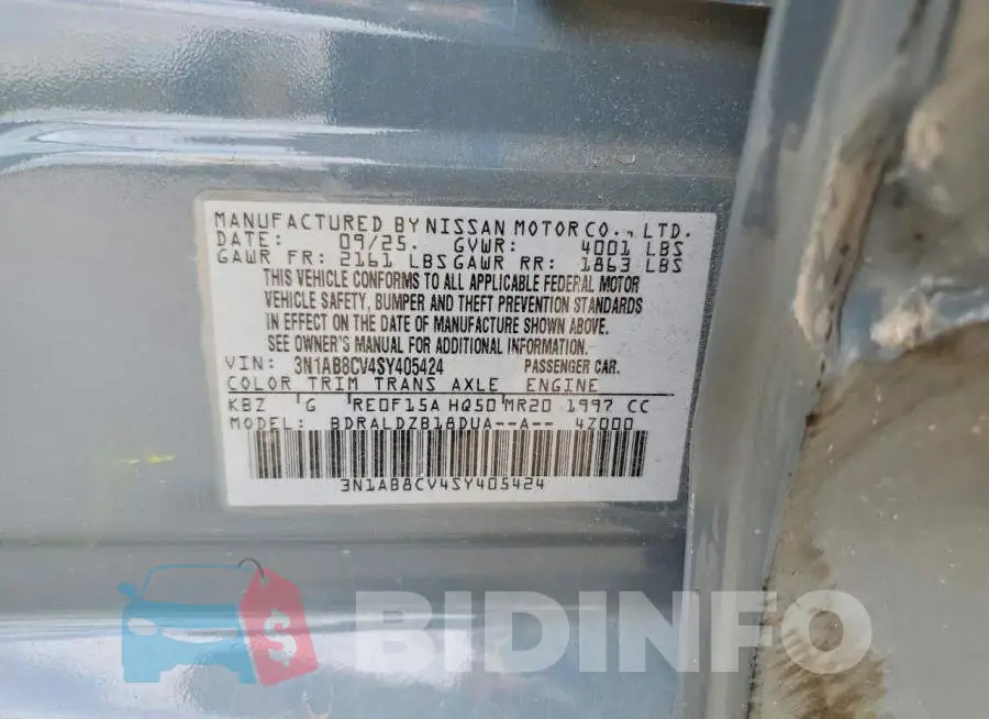3N1AB8CV4SY405424 Photo# 12