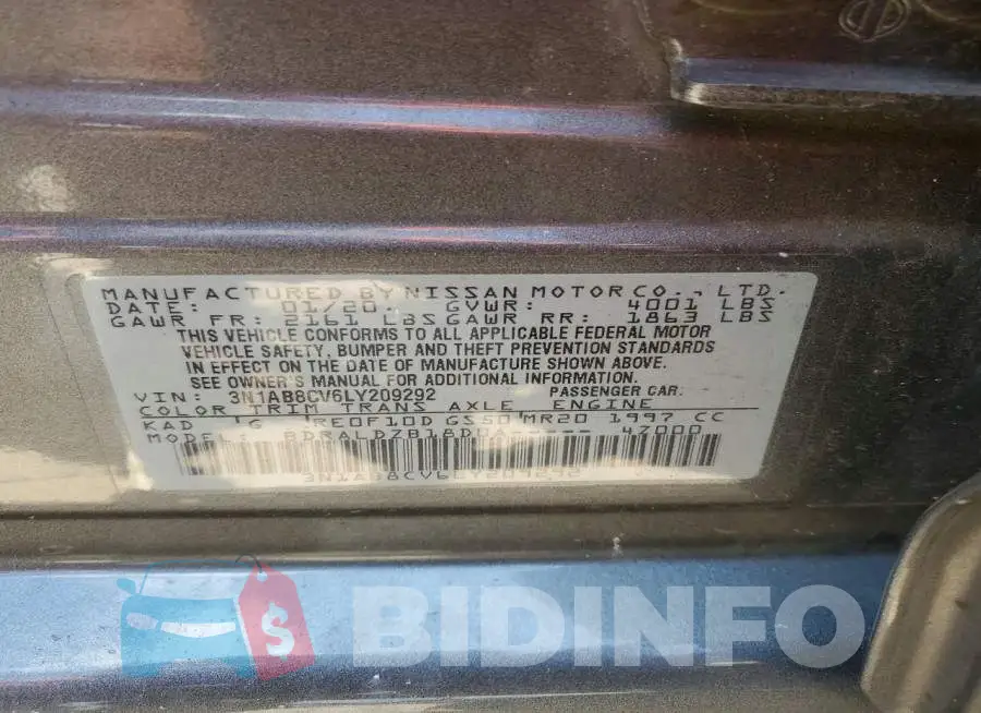 3N1AB8CV6LY209292 Photo# 12