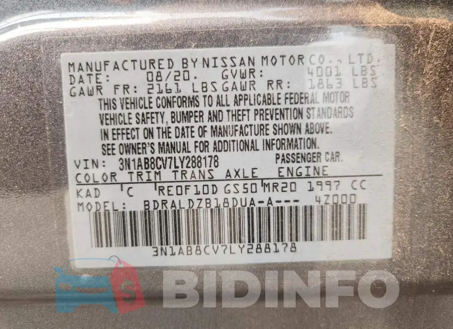 3N1AB8CV7LY288178 Photo# 12