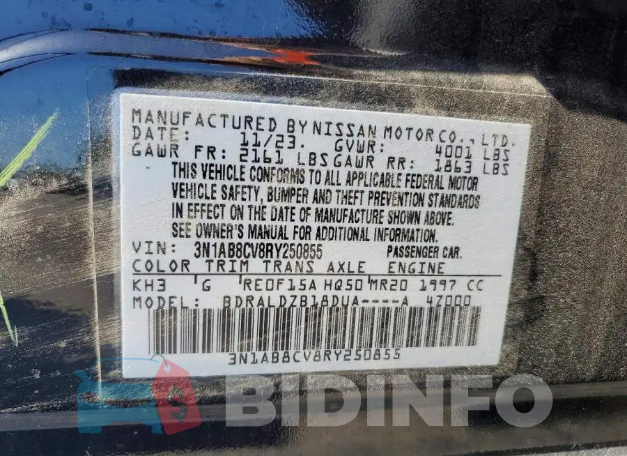 3N1AB8CV8RY250855 Photo# 12