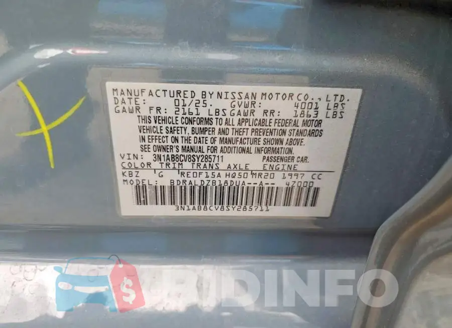 3N1AB8CV8SY285711 Photo# 12