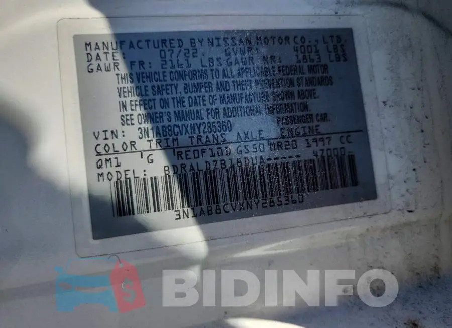 3N1AB8CVXNY285360 Photo# 12