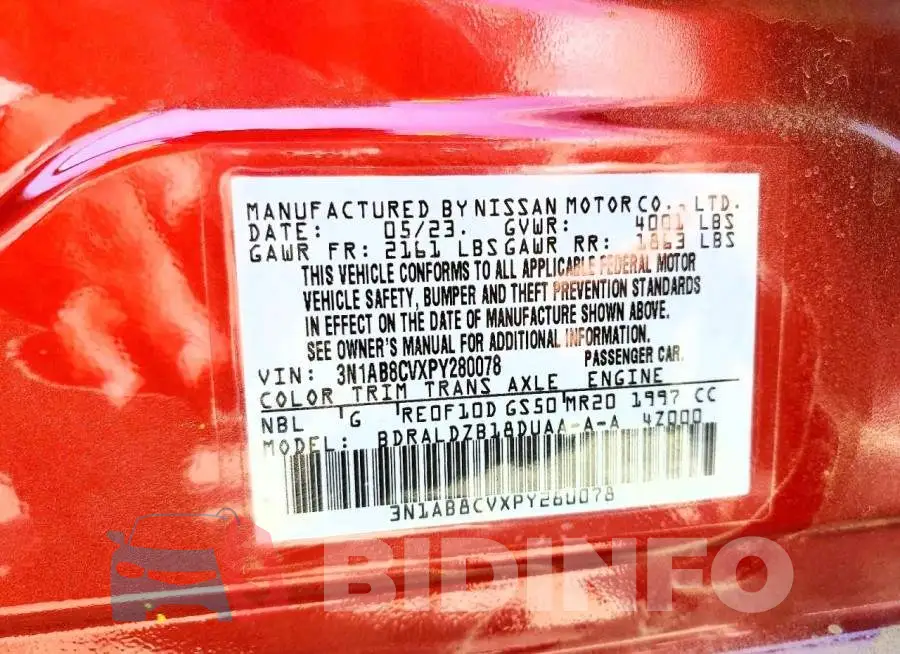3N1AB8CVXPY280078 Photo# 12