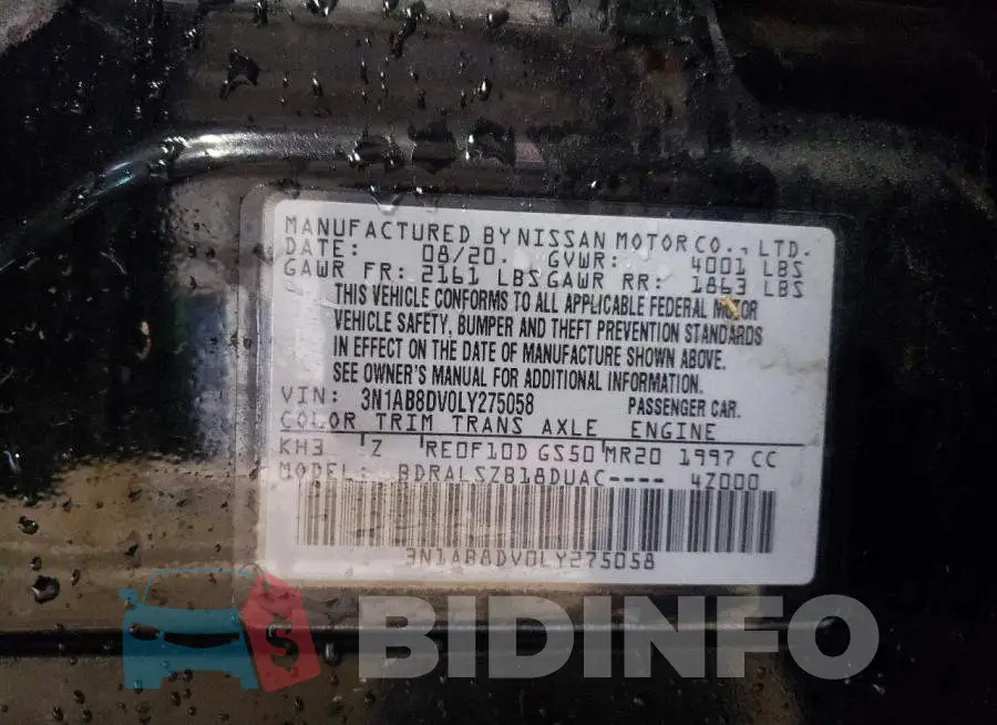 3N1AB8DV0LY275058 Photo# 12