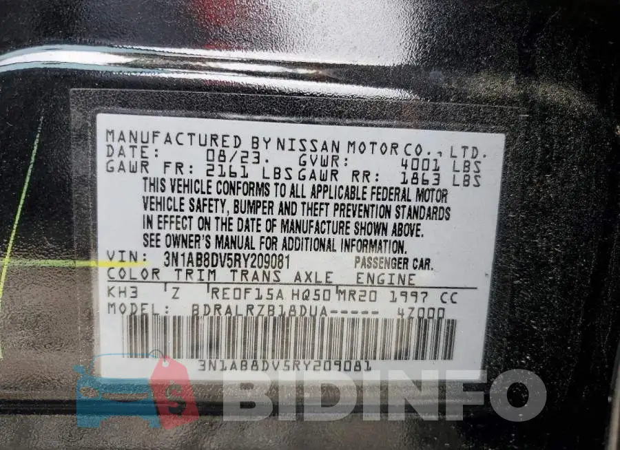 3N1AB8DV5RY209081 Photo# 12