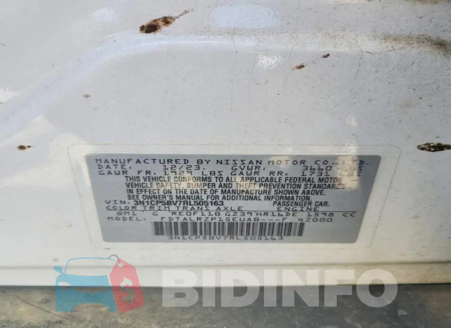 3N1CP5BV7RL505163 Photo# 12