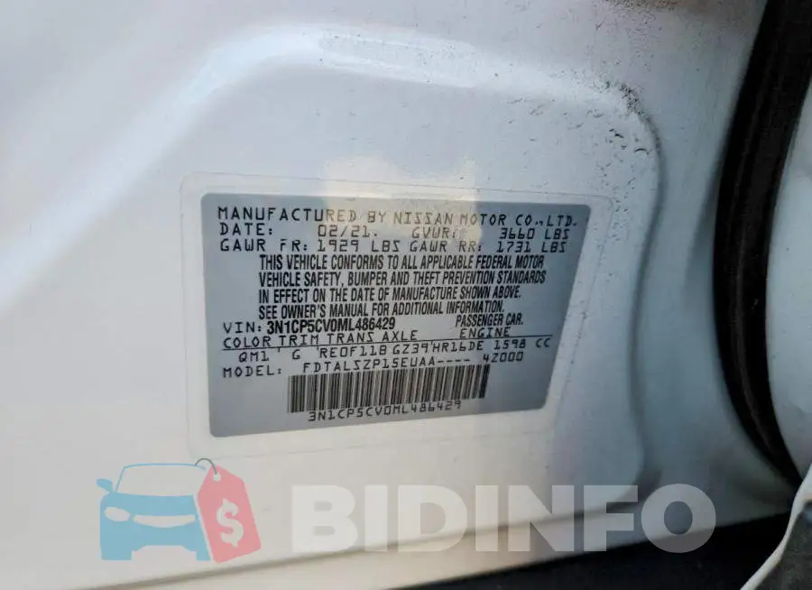 3N1CP5CV0ML486429 Photo# 12