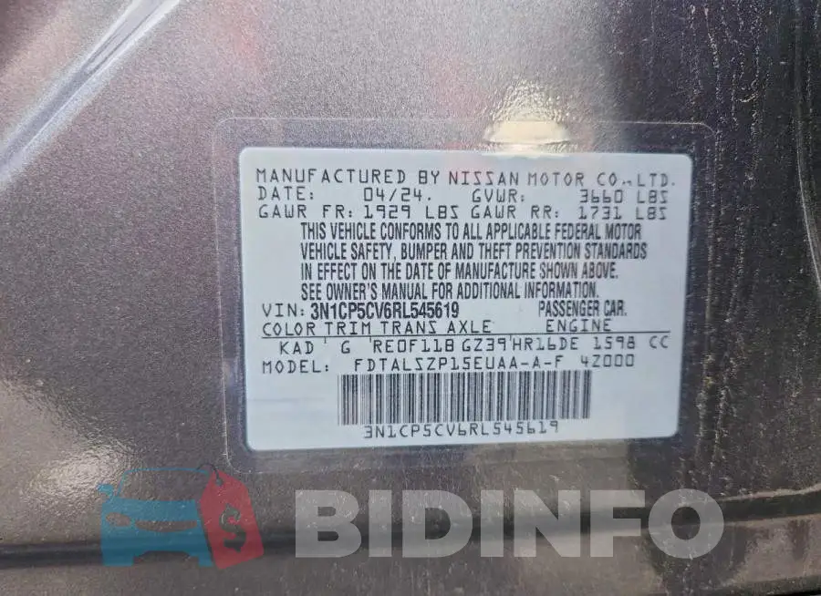 3N1CP5CV6RL545619 Photo# 13