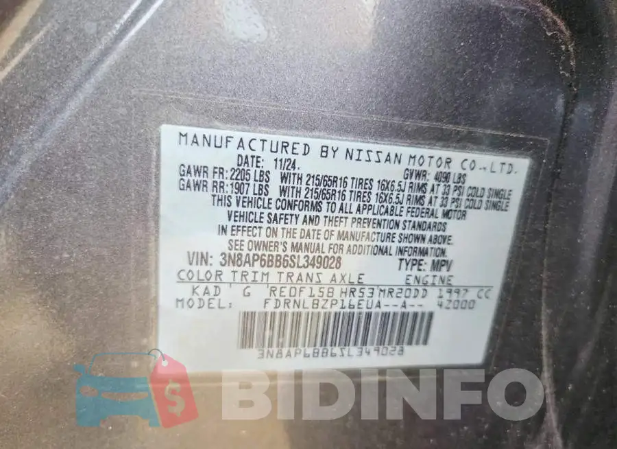 3N8AP6BB6SL349028 Photo# 14