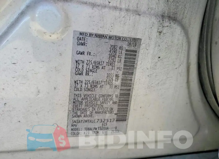 5N1AT2MTXLC732517 Photo# 13