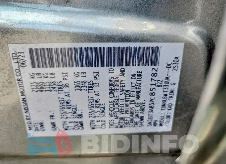 5N1BT3AB5PC851782 Photo# 13