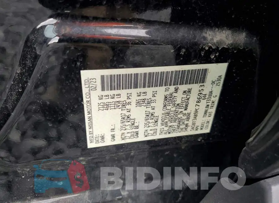 5N1BT3AB9PC786953 Photo# 13