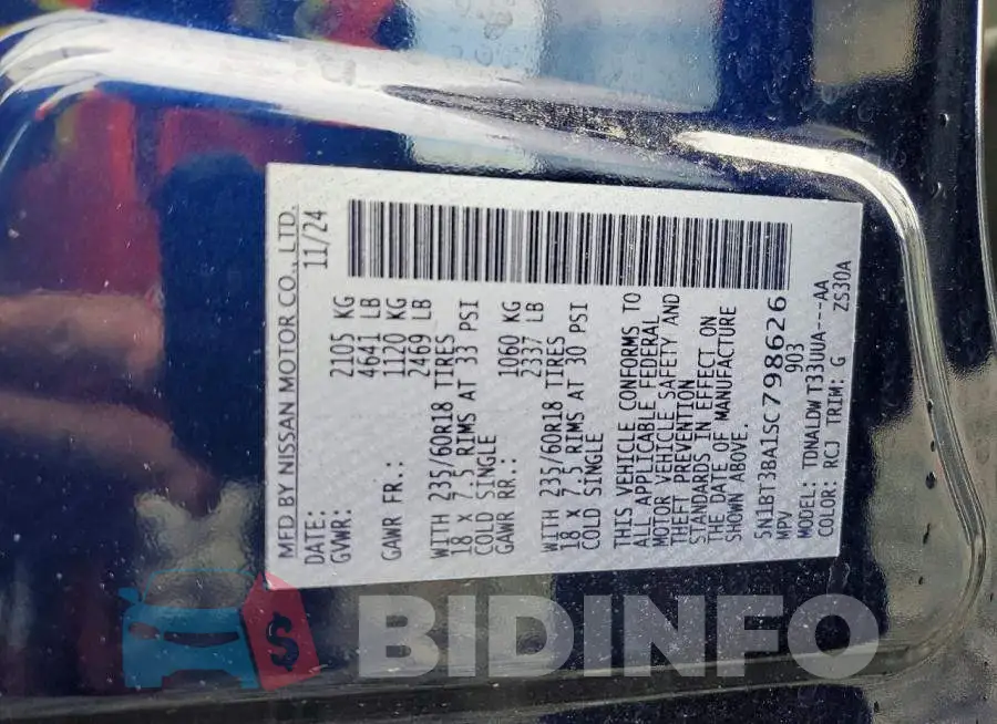 5N1BT3BA1SC798626 Photo# 14