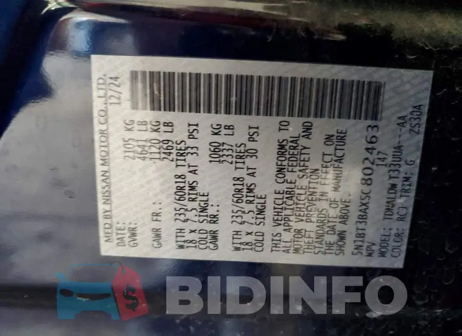 5N1BT3BAXSC802463 Photo# 13