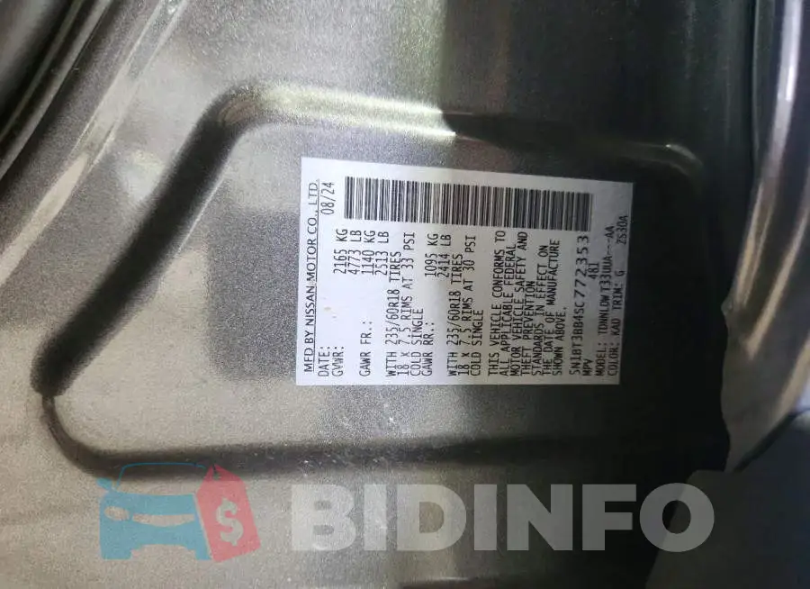 5N1BT3BB4SC772353 Photo# 13