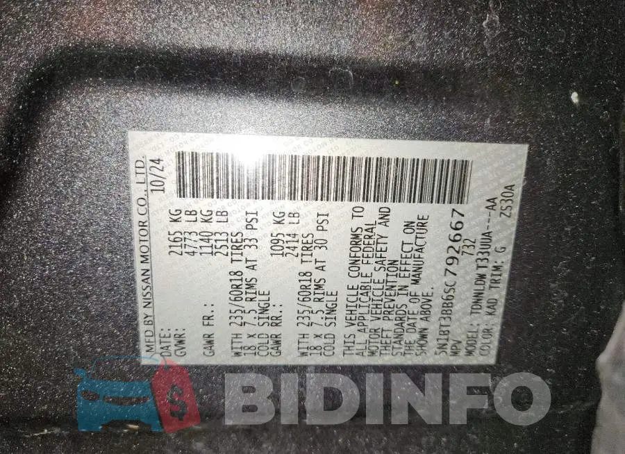 5N1BT3BB6SC792667 Photo# 14