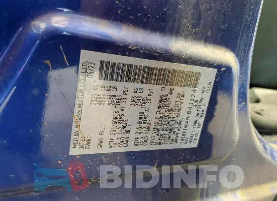 5N1BT3BBXPC843174 Photo# 12