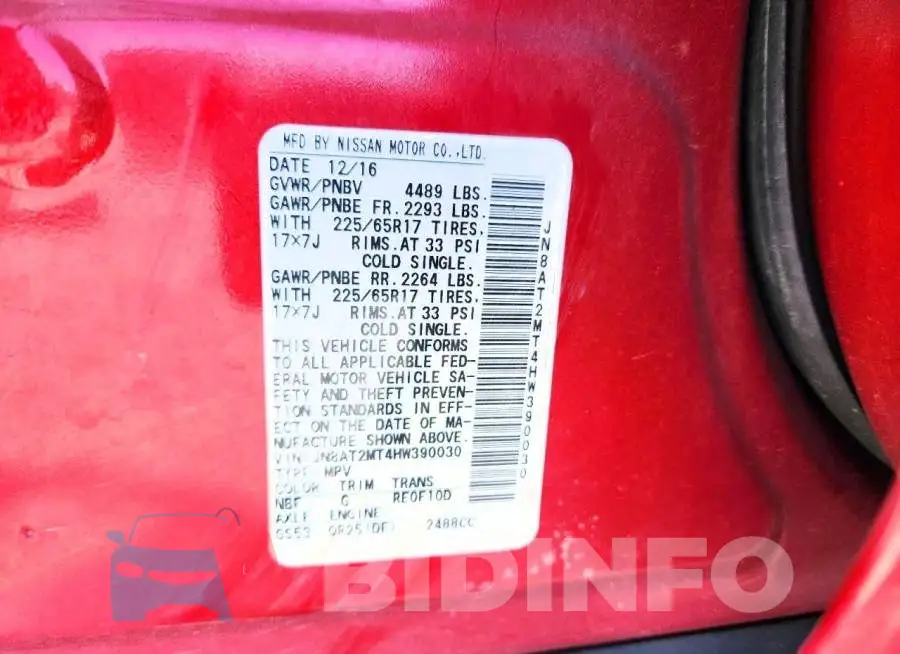 JN8AT2MT4HW390030 Photo# 13