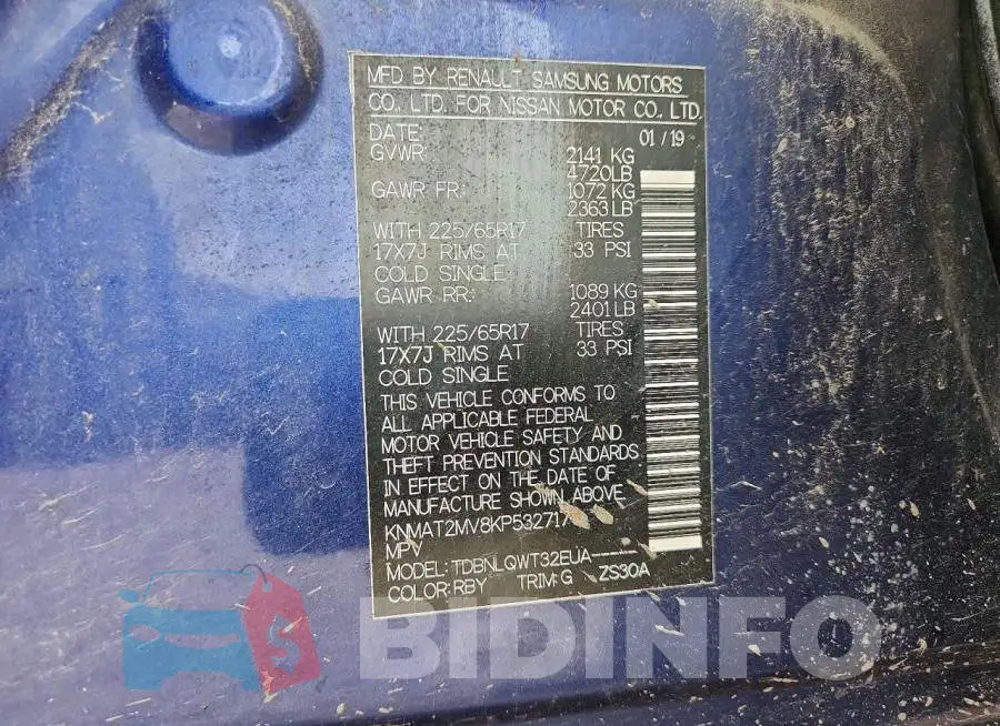 KNMAT2MV8KP532717 Photo# 12