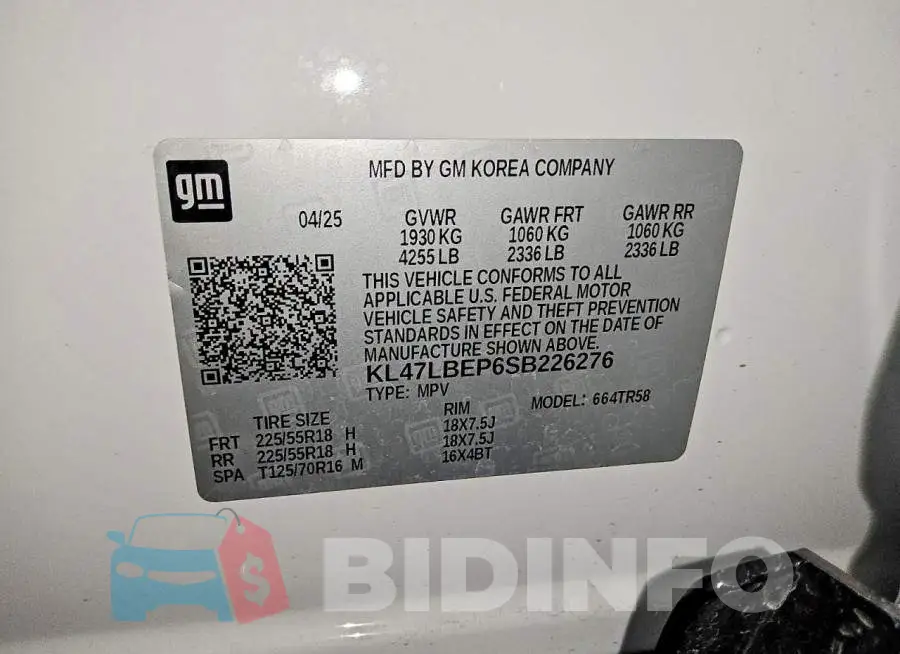 KL47LBEP6SB226276 Photo# 13