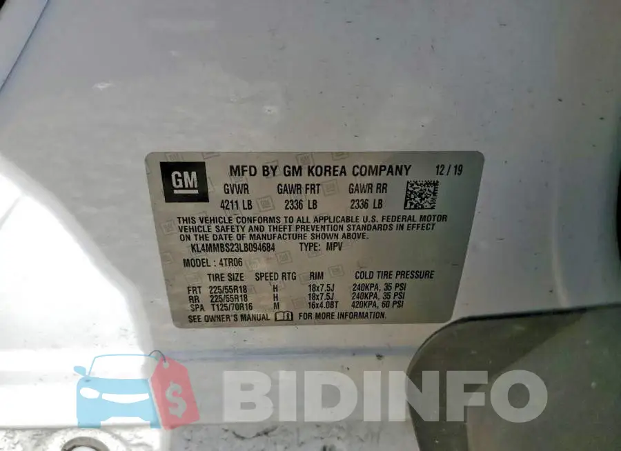 KL4MMBS23LB094684 Photo# 12