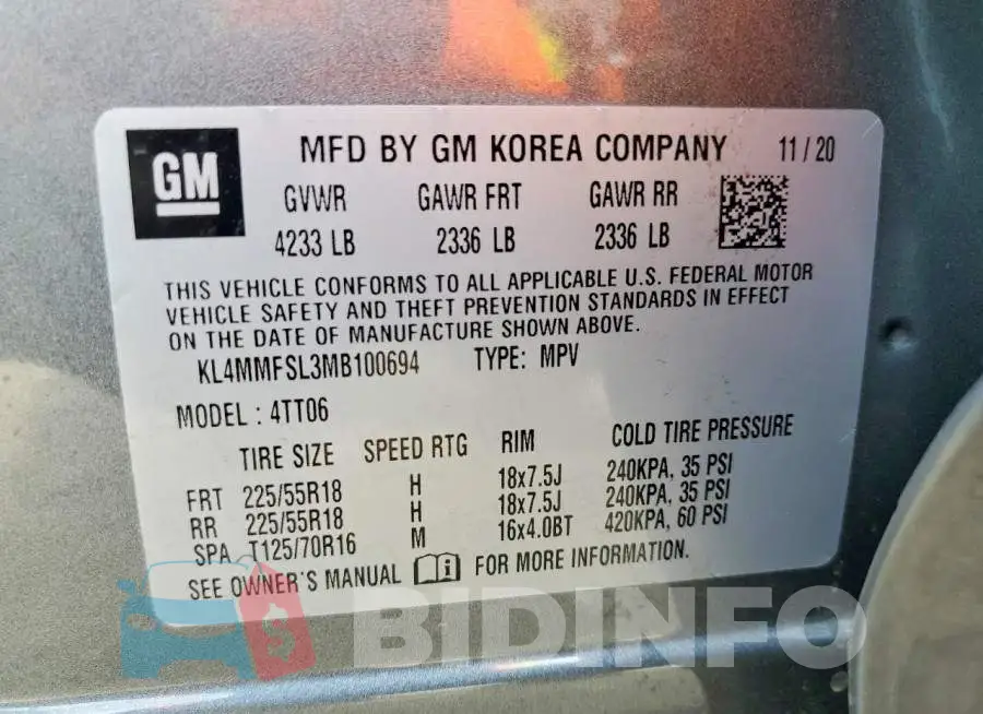 KL4MMFSL3MB100694 Photo# 13