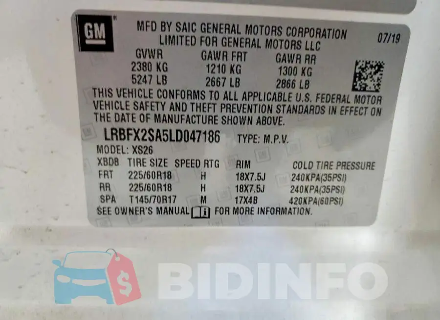 LRBFX2SA5LD047186 Photo# 13