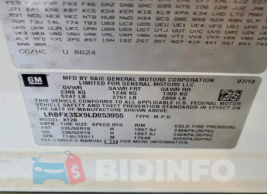 LRBFX3SX9LD053955 Photo# 13