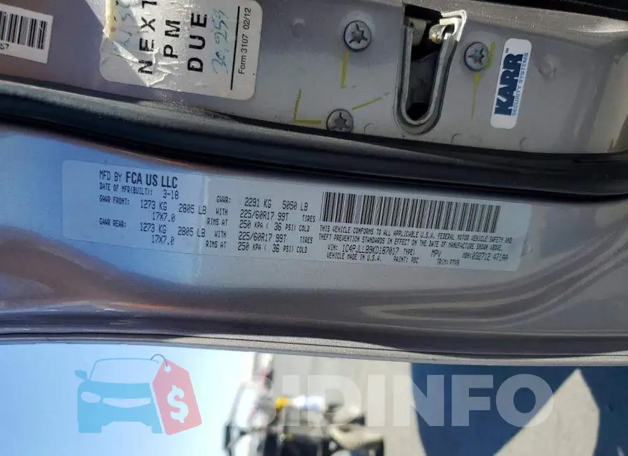 1C4PJLLB9KD187017 Photo# 14