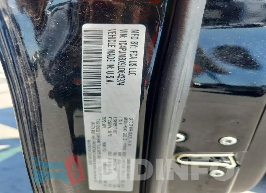 1C4PJMBX9LD643974 Photo# 13
