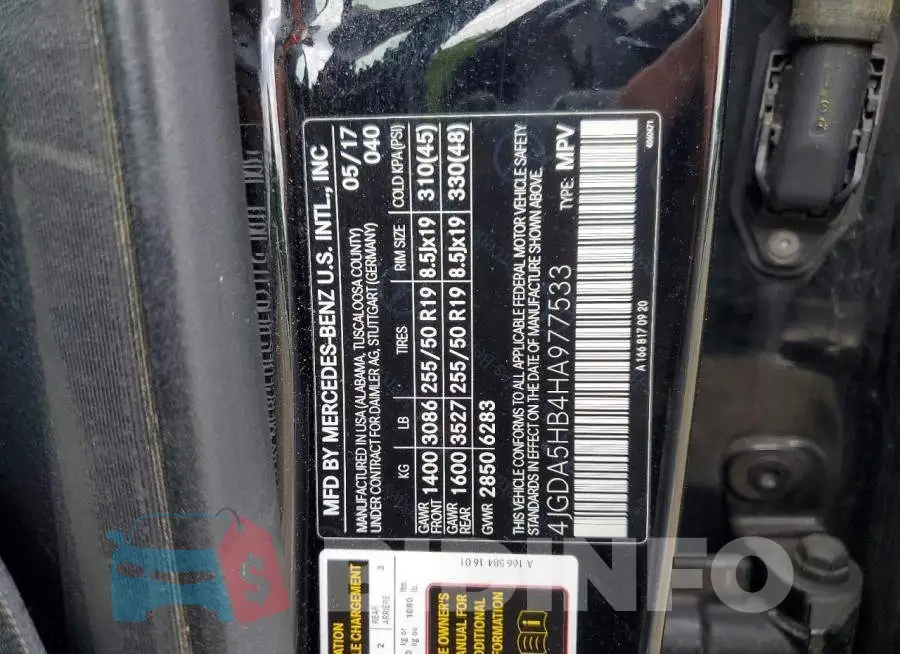 4JGDA5HB4HA977533 Photo# 13