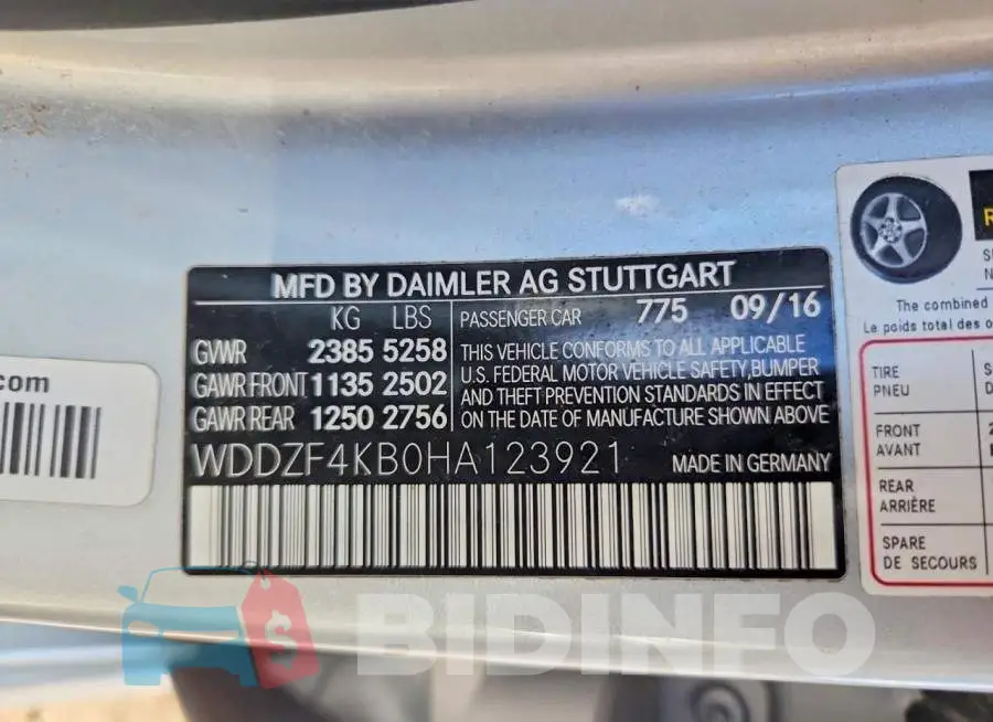 WDDZF4KB0HA123921 Photo# 12