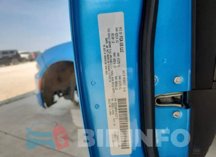 2C3CDXBGXKH522710 Photo# 13