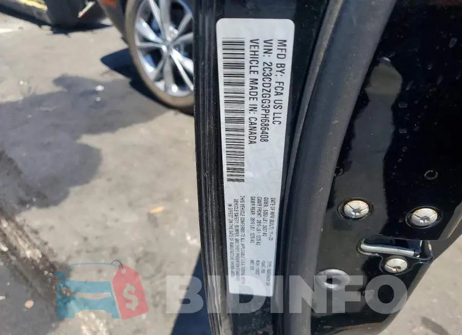 2C3CDZGG3PH686408 Photo# 13