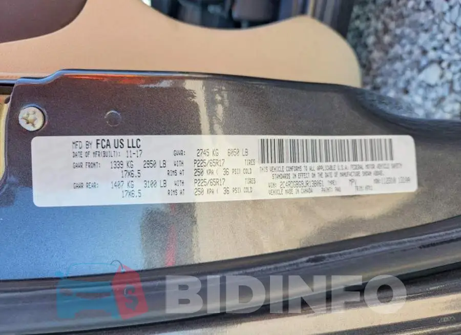 2C4RDGBG9JR138061 Photo# 14