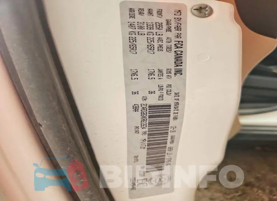 2C4RDGBGXKR612634 Photo# 13