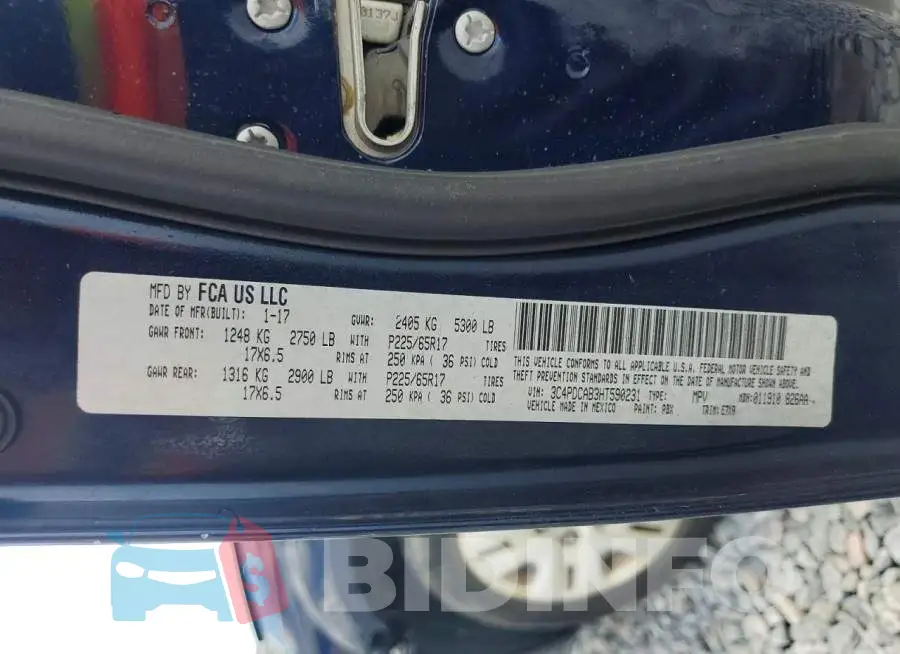 3C4PDCAB3HT590231 Photo# 12