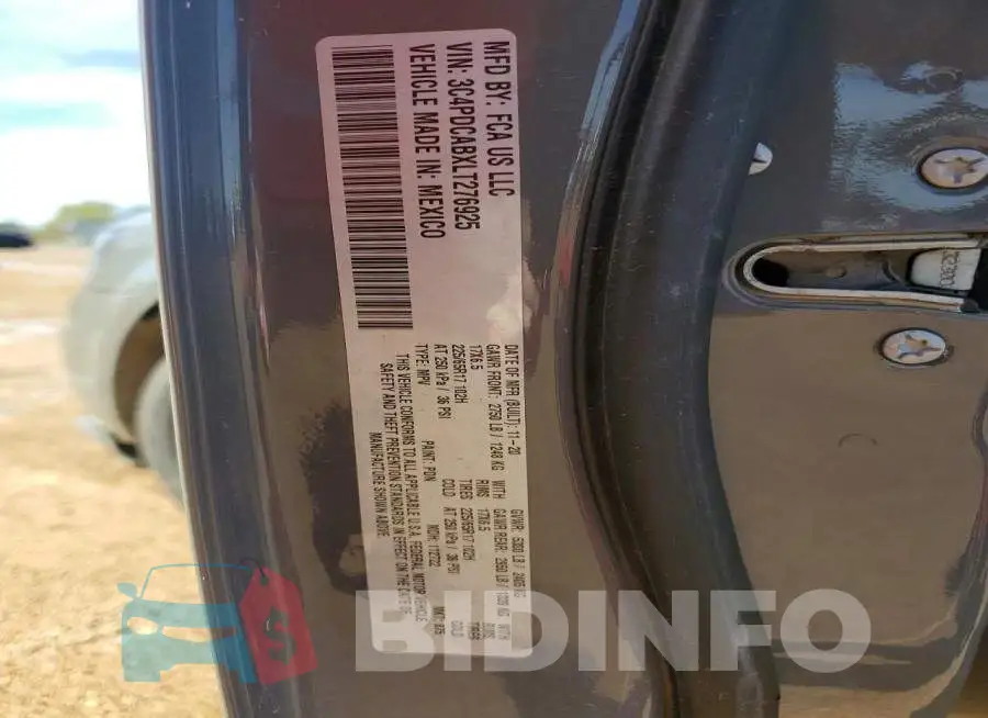 3C4PDCABXLT276925 Photo# 13
