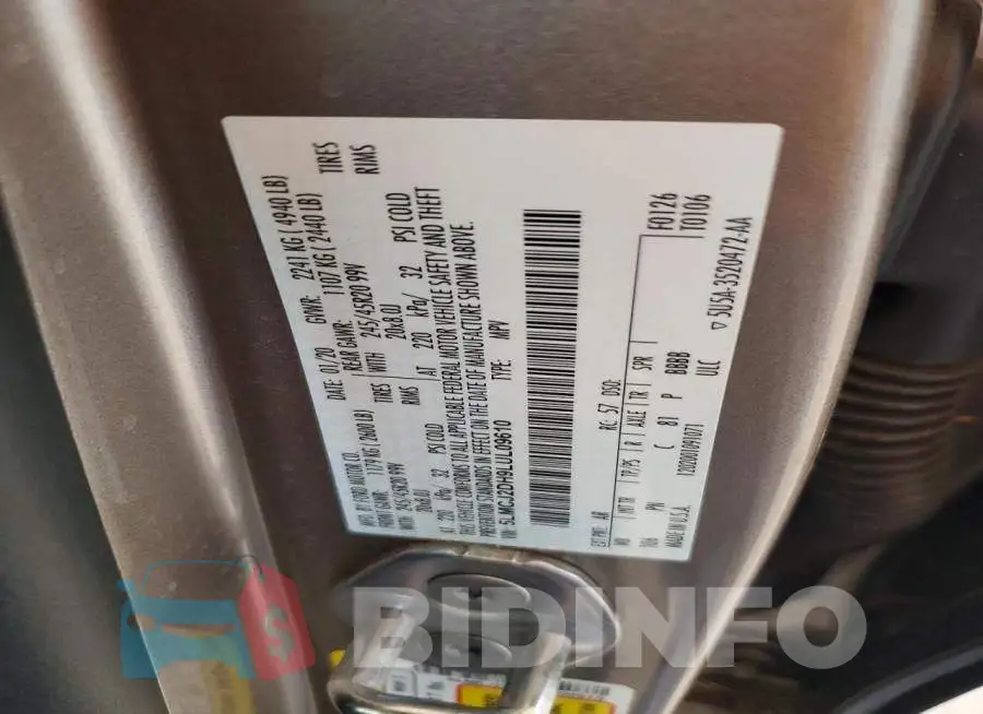 5LMCJ2DH9LUL09610 Photo# 12