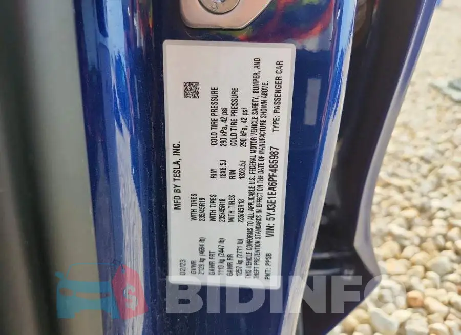 5YJ3E1EA6PF485987 Photo# 12
