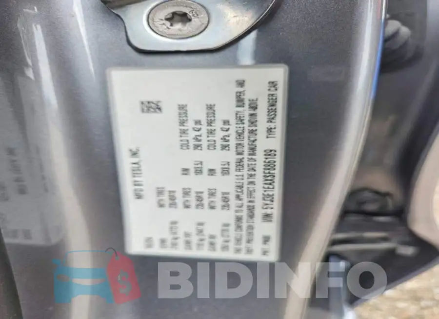 5YJ3E1EAXSF886189 Photo# 13