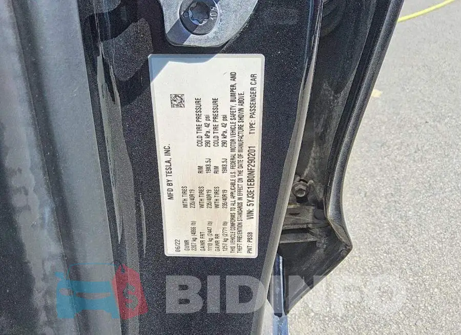 5YJ3E1EB0NF290201 Photo# 12