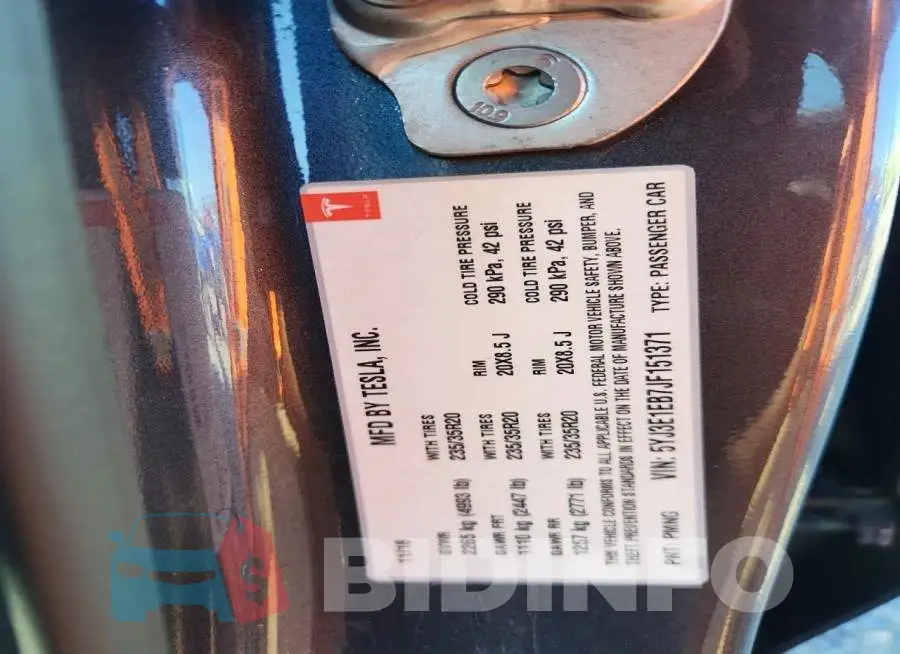 5YJ3E1EB7JF151371 Photo# 12