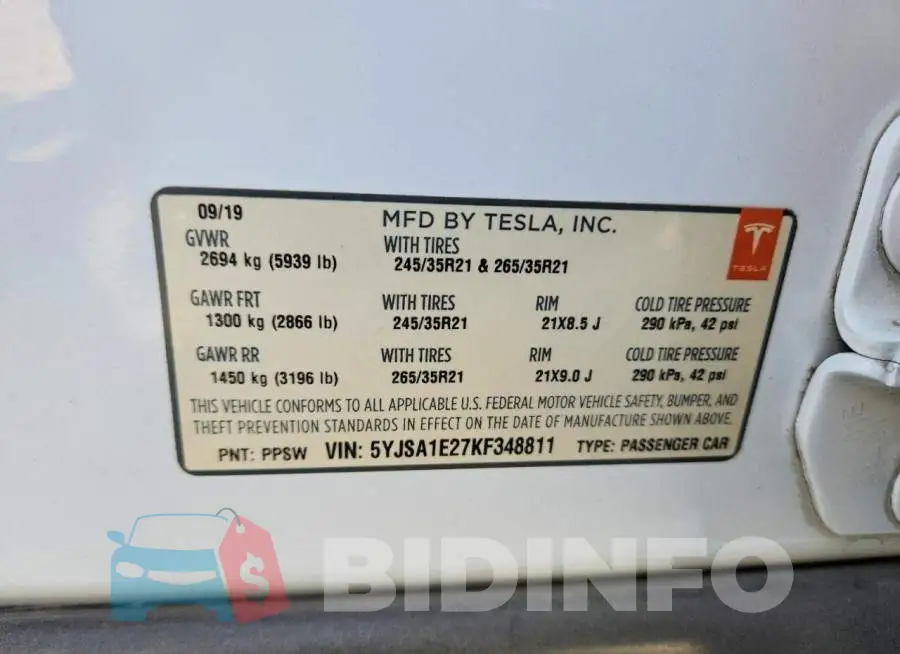 5YJSA1E27KF348811 Photo# 12