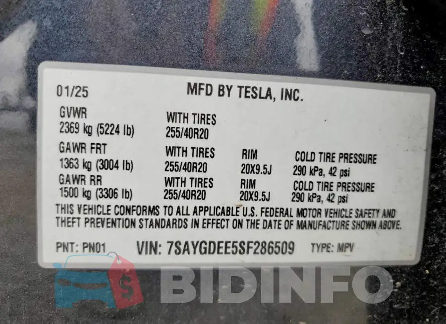7SAYGDEE5SF286509 Photo# 13